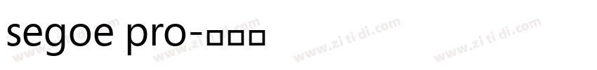 segoe pro字体转换